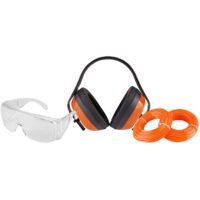 Kit Motocoasa 1 / Ochelari, Casti de Protectie, 2 Role Fir Nylon.