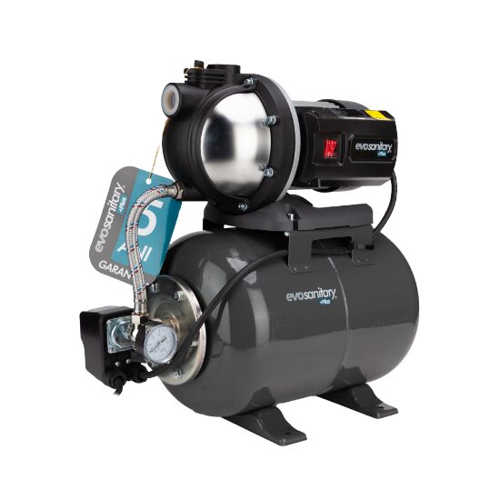 Hidrofor 24l PBI cu Pompa Inox Evosanitary Plus / P[W]: 900