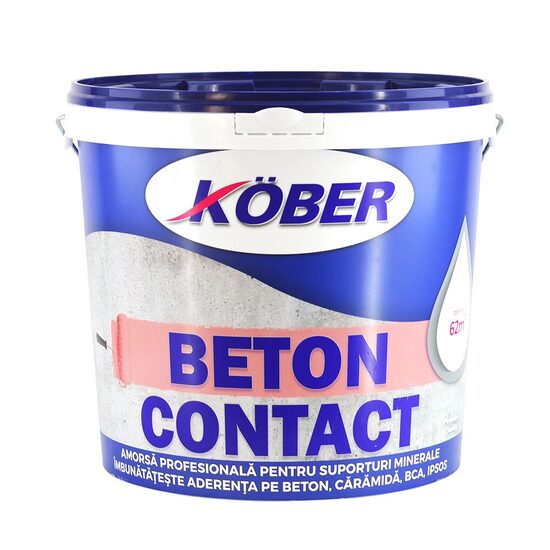 Amorsa pentru betoane si mortare, Kober Beton Contact, 25 kg, culoare Rosu Oxid