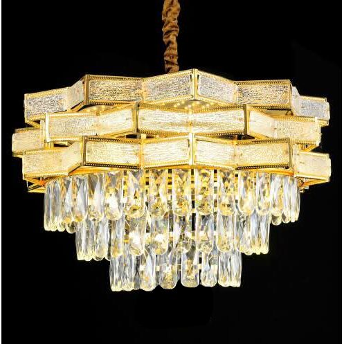 CANDELABRU AURIU CU CRISTALE