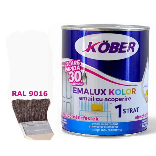 EMALUX KOLOR ALB RAL9016 E549016-2.5L
