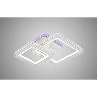 LUSTRA LED 2 SQUARE CRISTAL