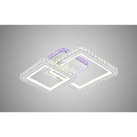 LUSTRA LED 2 SQUARE CRISTAL