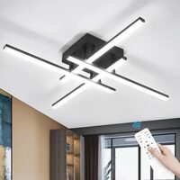 LUSTRA LED 4 LINES NEAGRA