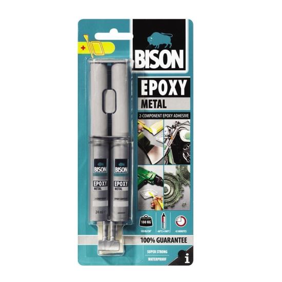 Bison epoxy metal adeziv 2x12ml bl.