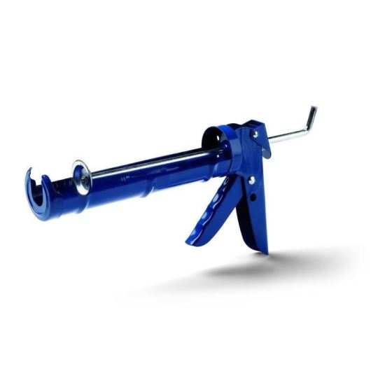 Pistol pentru tuburi de silicon, tijă zimțată