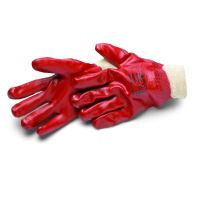 Manusi de uz industrial LABSTAR, din PVC cu manșetă din tricot