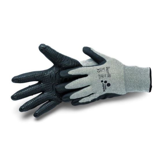 Manusi de lucru ALLSTAR, uz general, strat de nitril, cu spatele hidrofug, comfort sporit la purtare