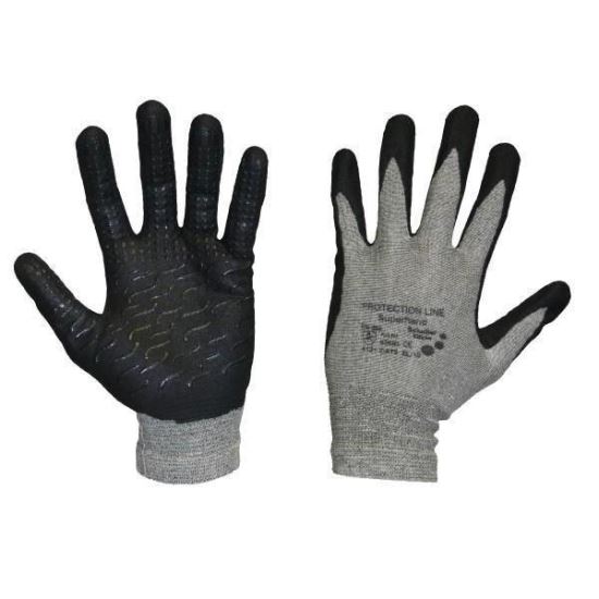 Manusi de lucru ALLSTAR, uz general, strat de nitril, cu spatele hidrofug, comfort sporit la purtare