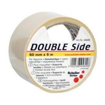 Banda dublu adeziva SB,  50mm, 25m, suport textil