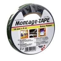 Banda montaj dublu adezivă 19mm, 5m, neagră