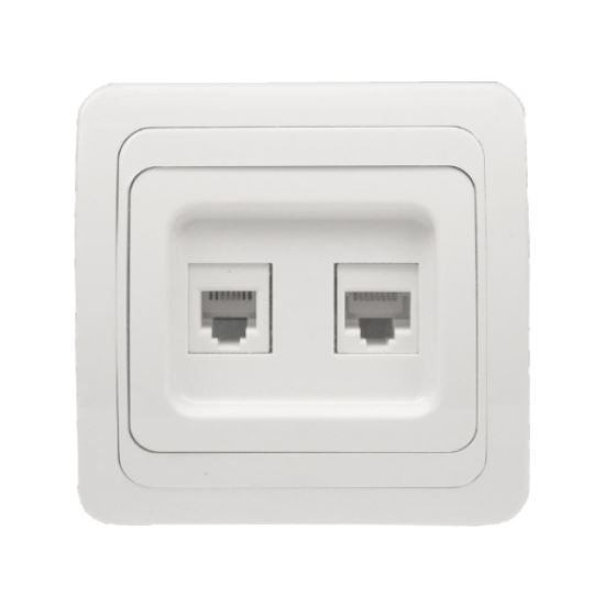 CANDELA PRIZA TELEFON ALB ST