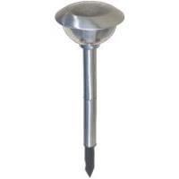 Lampa de Gradina din Inox cu Acumulator Solar / H[mm]: 470; U[V]: 1.2