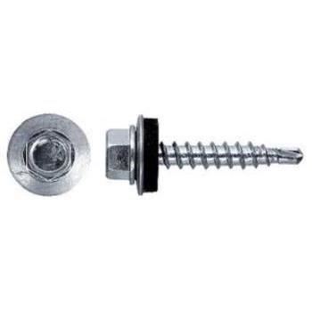 Surub Zn de Acoperis cu Saiba EPDM (100 buc) / D[mm]: 4.8; L[mm]: 35