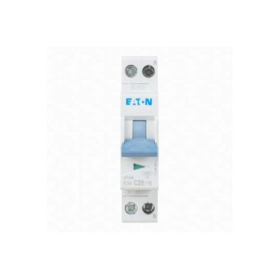 MOELLER-INTR.AUTOMAT 20A 1P+N C 45KA 1MOD COD PLN4-C20/1N