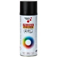 Prisma Color Acryl Spray Vopsea Negru Mat RAL 9005 M,  lemn, sticlă, piatră, carton și materiale plastice