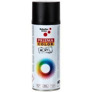 Prisma Color Acryl Spray Vopsea Negru Mat RAL 9005 M,  lemn, sticlă, piatră, carton și materiale plastice