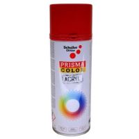 Prisma Color Acryl Spray Vopsea Rosu Aprins RAL 3000 M,  lemn, sticlă, piatră, carton și materiale plastice