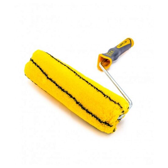 TRAFALET ACRIL GALBEN-NEGRU, 250 mm, tija 8 mm, 12 mm