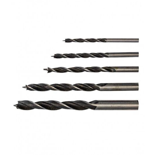 SET BURGHIE PENTRU LEMN 5 PIESE 4-10 MM