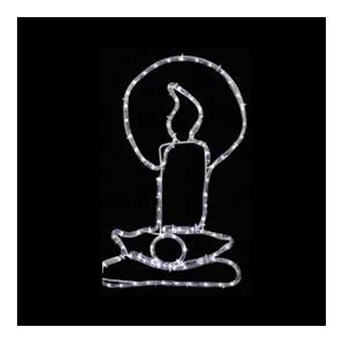 Decoratiune luminoasa led IP44, (68X48 cm ), model "LUMANARE"