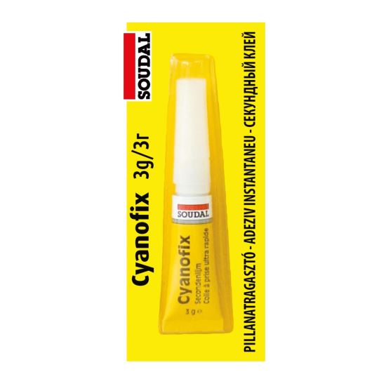 SOUDAL ADEZIV INSTANT - CYANOFIX GEL 3GR