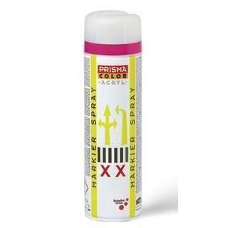 Prisma Color Acryl Spray Vopsea Marcaj Roz , Rezistent la intemperii.