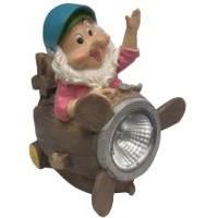  Lampa de Gradina cu Acumulator Solar Pitic+Bustean