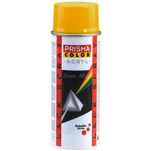 Prisma Color Acryl Spray Vopsea Galben , RAL 1003 metal, lemn, sticlă, piatră, carton și materiale plastice