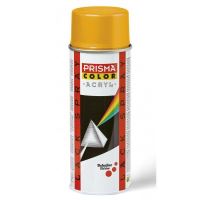 Prisma Color Acryl Spray Vopsea Galben Crom ,RAL 1007 metal, lemn, sticlă, piatră, carton și materiale plastice