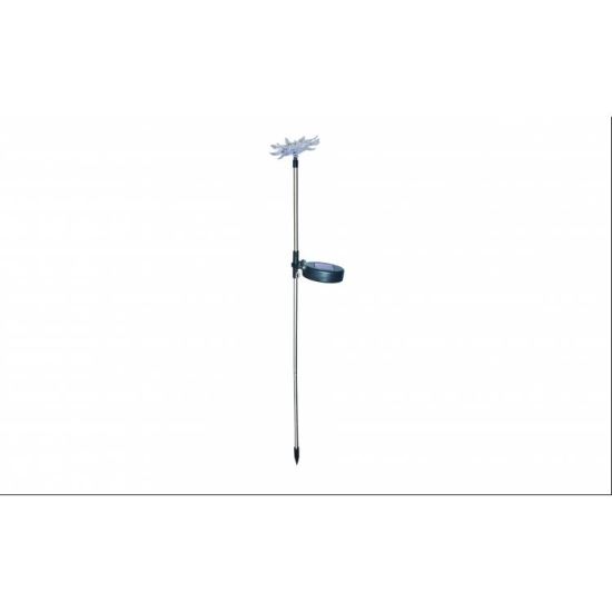 Lampa solara led crin crom 9x9x80 cm