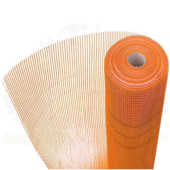 PLASA DE FIBRA PORTOCALIE 145g/mp 5x5mm, 1x50M