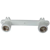 PPR Cot cu Prindere pe Perete Dublu Baterie - 20 mm X 1/2 inch
